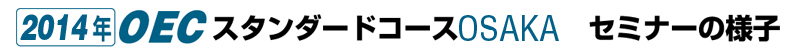 2014 OEC X^_[hR[X OSAKA@Z~i[̗lq